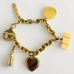 NIB Estee Lauder Limited Edition “Golden Icons” Charm Bracelet